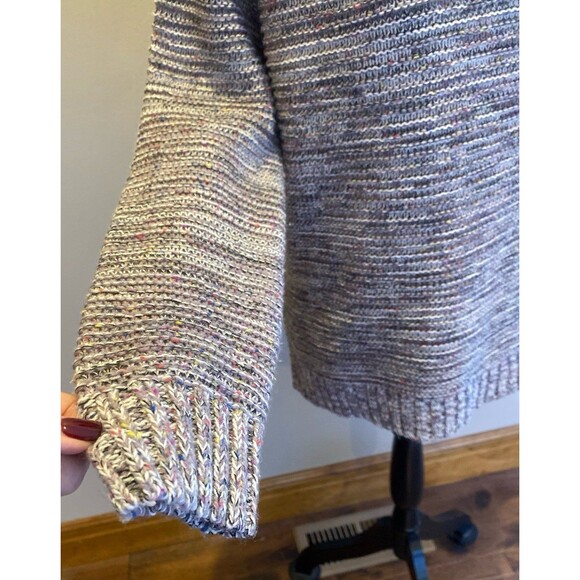 Faded Glory Womens Crew Neck Sweater Plus Size XXL (20) Gray Variegated Knit - Picture 7 of 11